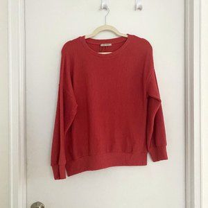 Pink sweater with cute texture